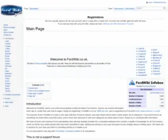 Fordwiki.co.uk(Fordwiki) Screenshot