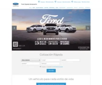 Fordzapatatexcoco.mx(Ford Zapata Aeropuerto) Screenshot