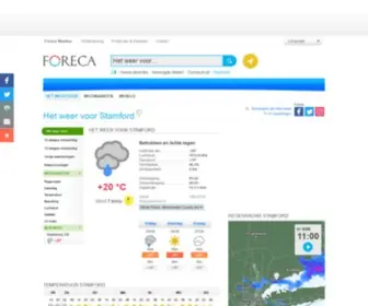 Foreca.nl(Weersverwachting Amsterdam) Screenshot