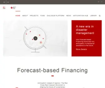 Forecast-Based-Financing.org(Worldwide disaster relief with forecast) Screenshot