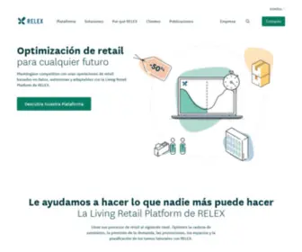 Forecast-Solutions.com(RELEX Solutions: Optimización de Retail para Cualquier Futuro) Screenshot