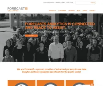 Forecast5Analytics.com(12, Higher Education, Local Government) Screenshot