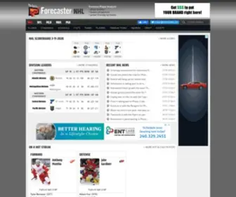 Forecaster.ca(NHL News) Screenshot