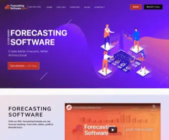 Forecastingsoftware.com(Accurate Budgeting and Forecasting Software) Screenshot