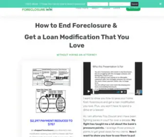 Foreclosure.win(Stop Foreclosure & Get the Loan Modification You Love) Screenshot