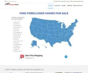 Foreclosuredeals.com(Foreclosures) Screenshot