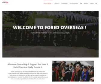 Foredoverseas.com(ForEd Overseas Education Consultants in Chennai) Screenshot