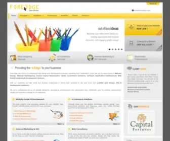 Foreedge.com(Web Designing Hyderabad) Screenshot