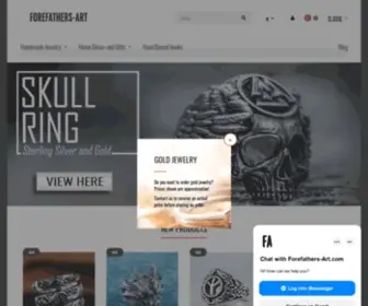 Forefathers-ART.com(Silver and Gold Jewelry) Screenshot