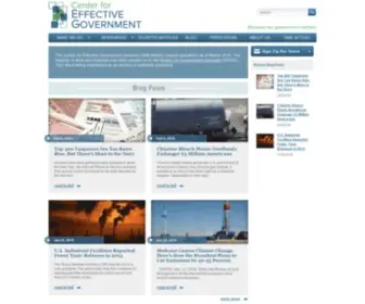 Foreffectivegov.org(Center for Effective Government) Screenshot
