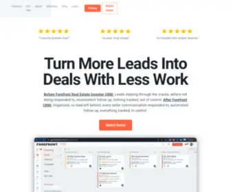 Forefrontcrm.com(Forefront Home) Screenshot