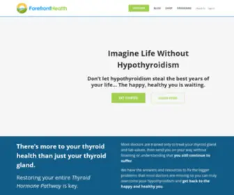 Forefronthealth.com(Forefront Health) Screenshot