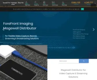 Forefrontimaging.com(Magewell Distributor for Video Capture & Streaming Solutions) Screenshot
