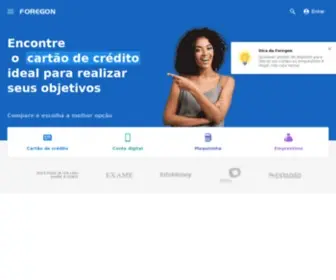 Foregon.com(O Maior Mercado de Soluções Financeiras do Brasil) Screenshot
