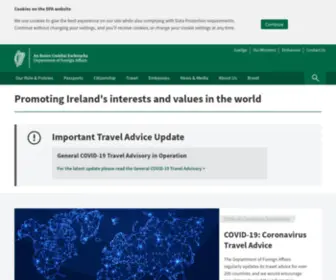 Foreign-Affairs.net(Department of Foreign Affairs) Screenshot