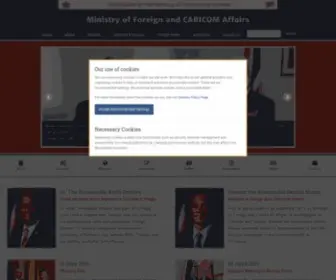 Foreign.gov.tt(Ministry of Foreign and CARICOM Affairs  ) Screenshot