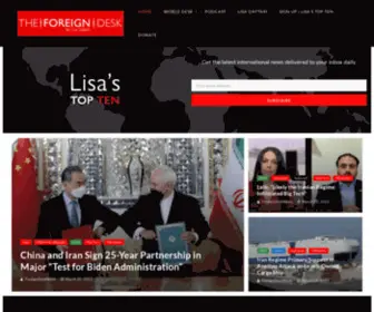 Foreigndesknews.com(The Foreign Desk) Screenshot