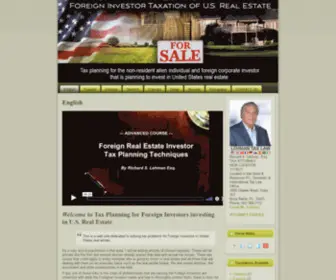 Foreigninvestortaxationunitedstatesrealestate.com(Foreign Investor Taxation of U.S) Screenshot