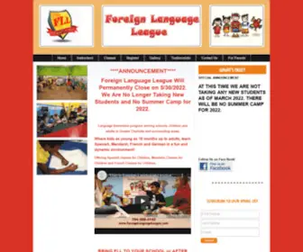 Foreignlanguageleague.com(Foreignlanguageleague) Screenshot