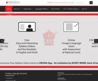 Foreignlanguageolympiad.com(FLOA) Screenshot