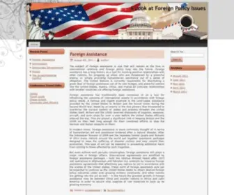 Foreignpolicy-Infocus.org(A Look at Foreign Policy Issues) Screenshot