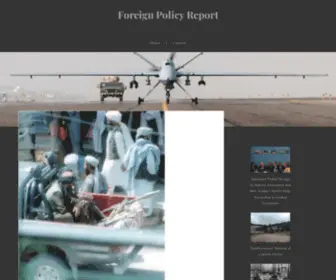 Foreignpolicyreport.com(Foreign Policy Report) Screenshot