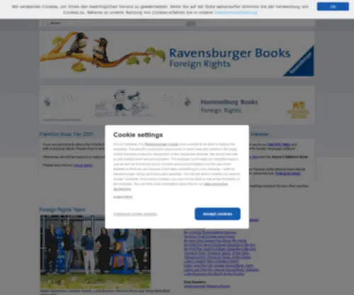 Foreignrights-Ravensburger.com(Ravensburger) Screenshot