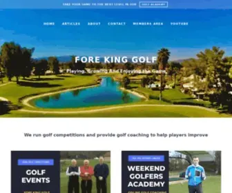 Forekinggolf.com(Fore King Golf) Screenshot