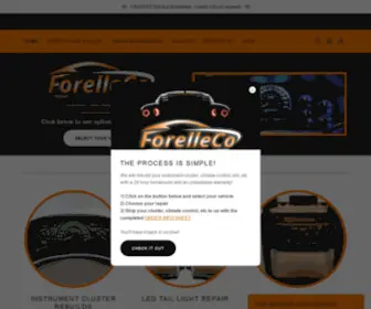Forelleco.com(GM speedometer instrument cluster gauge repair) Screenshot