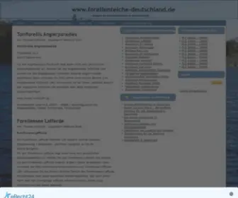 Forellenteiche-Deutschland.de(Forellenteiche Deutschland) Screenshot
