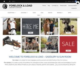 Forelockandload.com(Forelock and Load) Screenshot