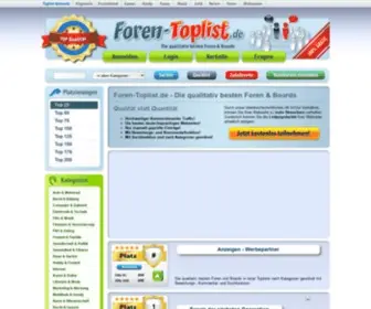 Foren-Toplist.de(Qualitätsseiten) Screenshot