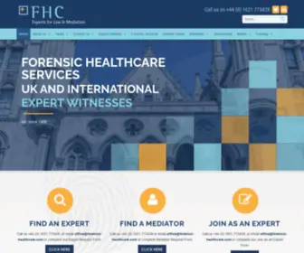 Forensic-Healthcare.com(Forensic Healthcare Ltd) Screenshot