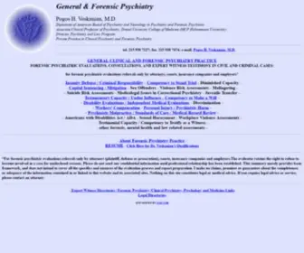 Forensic-PSYchiatrist.com(General and Forensic Psychiatry) Screenshot