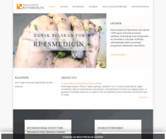 Forensic.dk(Dansk Selskab For Retsmedicin) Screenshot