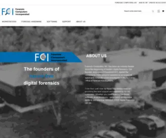 Forensiccomputers.com(FCI Home Forensic Computers) Screenshot