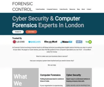 Forensiccontrol.com(Cyber Essentials & Computer Forensics from Forensic Control) Screenshot