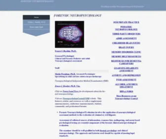 Forensicneuropsychology.com(FORENSIC NEUROPSYCHOLOGY) Screenshot