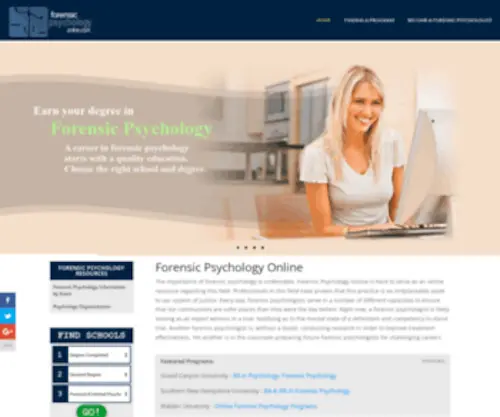 ForensicPsychologyonline.com(Forensic Psychology Online) Screenshot