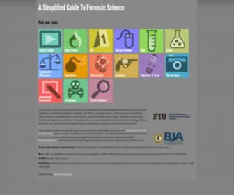 Forensicsciencesimplified.org(Forensic Science Simplified) Screenshot