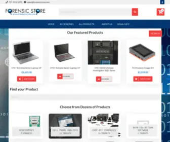 Forensicstore.com(Your Complete Source for Digital Forensic Solutions) Screenshot