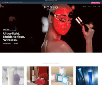 Foreo.com(FOREO Sweden l Pro) Screenshot