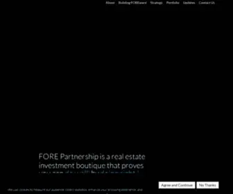 Forepartnership.com(FORE Partnership) Screenshot