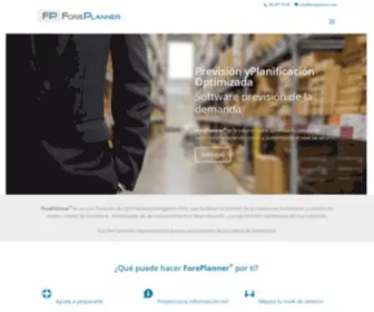 Foreplanner.com(Software Previsión de la Demanda) Screenshot