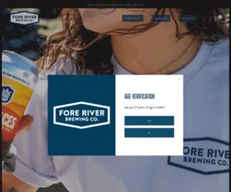 Foreriverbrewing.com(Fore River Brewing Company) Screenshot