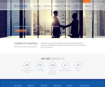 Foresee.ae(Foresee Solutions) Screenshot