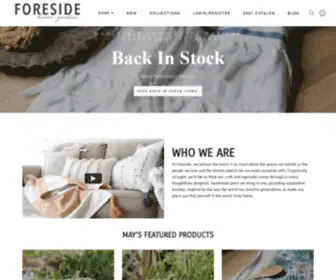 Foresidehg.com(Foreside Home & Garden) Screenshot