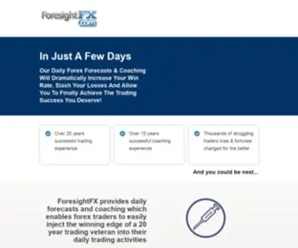 Foresightfx.com(Forex Day Trading Training & Forecasts) Screenshot