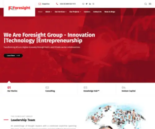 Foresightgroup.ng(The Foresight Group) Screenshot