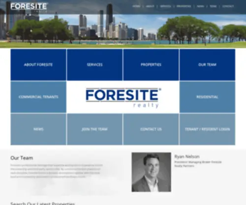 Foresiterealty.com(Chicago Real Estate Asset and Property Management) Screenshot